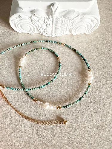 【Original】Mengzhong Garden｜Natural Turquoise Necklace https://www.xiaohongshu.com/goods-detail/651f8dadebf1f00001189ea6