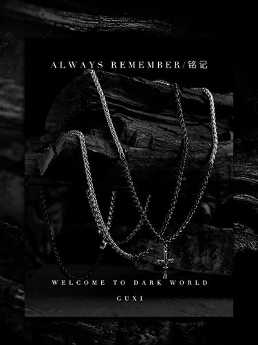 Fengshui Crystal Jewelry[Bearing in Mind] Special-Interest Design VintFengshui Crystal Jewelry[Bearing in Mind] Special-Interest Design Vintage Cross Pendant Titanium Steel Necklace Boys High-Grade Sweater Chain Fashion
Store name: BudBuddha&EnergyBuddha&EnergyFengshui Crystal Jewelry[Bearing