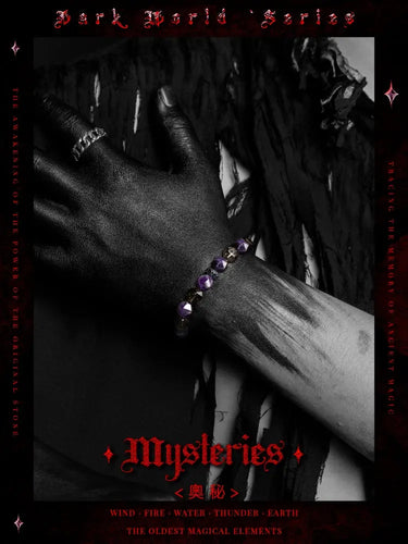 Guli [Mystery] Natural Amethyst Bracelet Boys Retro Bead Bracelets CouBrand: GysiMaterial: natural crystal/semi-precious stoneCrystal & Semi-Precious Stone Classification: AMSPattern: Bear/Piglet/AnimalStyle: Original designConditiBuddha&EnergyBuddha&EnergyGuli [Mystery] Natural Amethyst Bracelet Boys Retro Bead Bracelets Couple