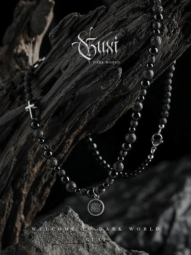 Fengshui Crystal Jewelry[Mottled] Retro High-Grade Black Agate Beaded Fengshui Crystal Jewelry[Mottled] Retro High-Grade Black Agate Beaded Necklace Men's Trendy Special-Interest Design Volcanic Rock Sweater Chain
Chain material: naturBuddha&EnergyBuddha&EnergyFengshui Crystal Jewelry[Mottled] Retro High-Grade Black Agate Beaded Necklace