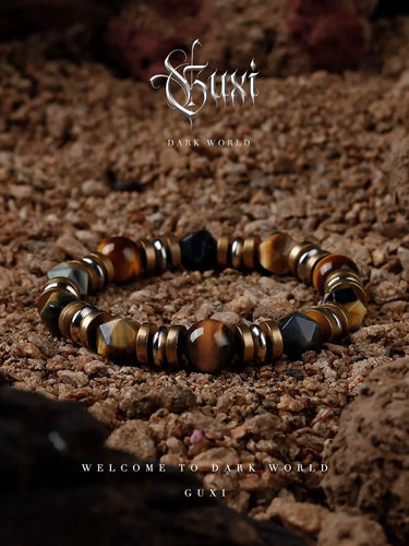 Fengshui Crystal Jewelry[Glorious Battle] Blue Tigereye Beads BraceletFengshui Crystal Jewelry[Glorious Battle] Niche Original Design Gold Blue Tigereye Beads Bracelet Men's Fashion High Sense Bracelet
Material: natural crystal/semi-prBuddha&EnergyBuddha&EnergyFengshui Crystal Jewelry[Glorious Battle] Blue Tigereye Beads Bracelet