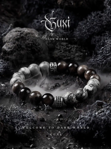 121212Guxi [Zero Boundary] Silver Obsidian Bracelet Boys Advanced SensBrand: GysiMaterial: natural crystal/semi-precious stoneCrystal & Semi-Precious Stone Classification: ObsidianPattern: otherStyle: Original designCondition: NewPBuddha&EnergyBuddha&EnergyBoundary] Silver Obsidian Bracelet Boys Advanced Sense Original Niche Simple Bracelet Ornament