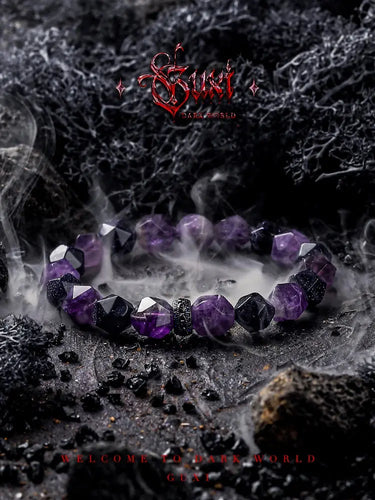Guli [Mystery] Natural Amethyst Bracelet Boys Retro Bead Bracelets CouBrand: GysiMaterial: natural crystal/semi-precious stoneCrystal & Semi-Precious Stone Classification: AMSPattern: Bear/Piglet/AnimalStyle: Original designConditiBuddha&EnergyBuddha&EnergyGuli [Mystery] Natural Amethyst Bracelet Boys Retro Bead Bracelets Couple